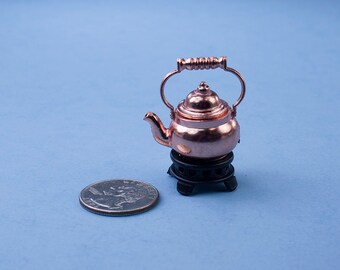 Dollhouse Miniature Copper Kitchen Cook Pot 1:12 inch scale H126 Dollys Gallery 