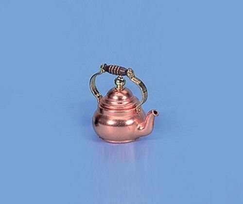 Dollhouse Miniature Metal Teapot Kettle Copper  B0357 