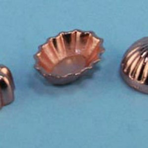 Miniature 3-Piece Copper Double Boiler, TYPE A (Small): DOLLHOUSE 1:12  Scale