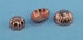 1:12 Scale Dollhouse Miniature Set of 3 Copper Bundt Cake or Jelly Mold Pans NEW #XV10083 