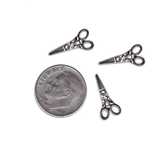 Melody Jane Dollhouse Miniature Gold Scissors – 1:12 Scale, 30mm Length, Craft & Sewing Accessory For Dollhouses