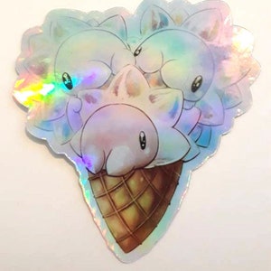 Snom Cone holographic Sticker