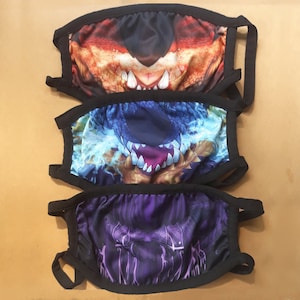 Masque chasseur de monstres, masque Zinogre, masque Rathalos, masque Gore Magala, masque anti-poussière en tissu