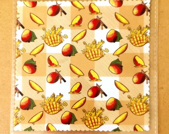 Mango Print Microfiber Cloth