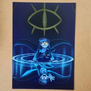 Gravity Falls Bill Chiffre, Dipper, Bipper 5 x 7 Druck