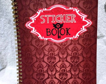 Hazbin Hotel Themed Reusable XL Size B5 Stickerbook