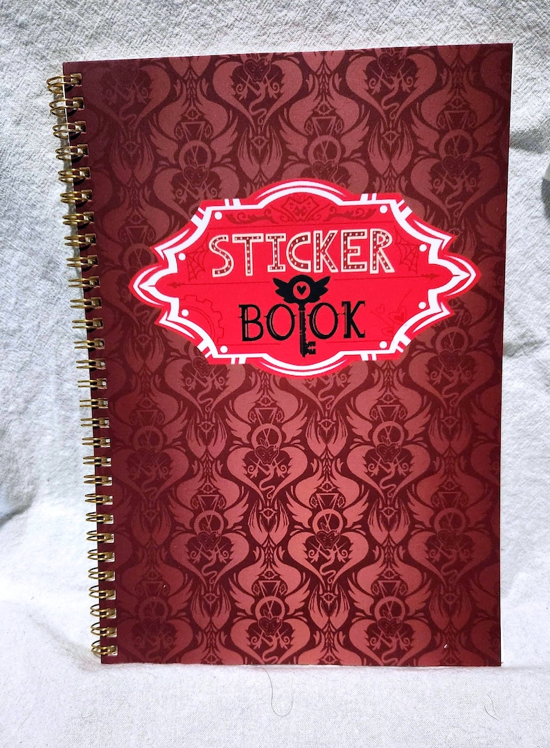 Hazbin Hotel Themed Reusable XL Size B5 Stickerbook image 1