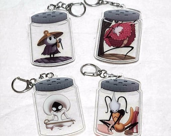 Silksong Bug Jar Acrylic Charms
