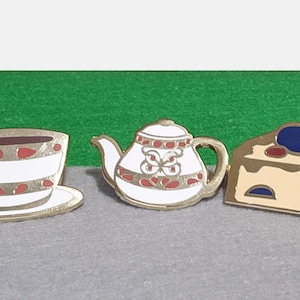Juego de pines de esmalte Tea Time de 1" (3 pines)