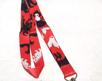 Red Cryptid Lanyard