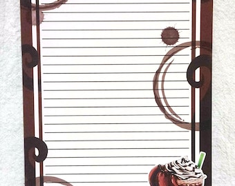 Coffee Monster 5.5x8.5 Notepad
