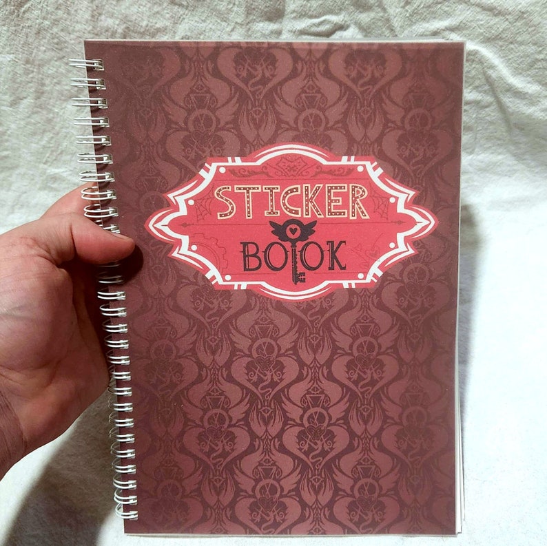 Hazbin Hotel Themed Reusable XL Size B5 Stickerbook image 2