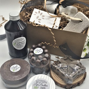 Men&#39;s Shower Box: Spa Gift | Bath Gift | Unique Gift | Gifts For Men | Organic | Relaxation  | Groomsmen Gift | Birthday