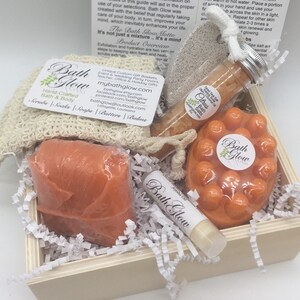 Petite Box Set (Citrus ): Spa Gift | Bath Gift | Unique Gift | Gifts For Women | Relaxation | Bridesmaid Gift | Birthday | Gift For Her