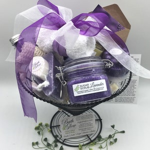 Wire Cone (Lavender): Spa Gift | Bath Gift | Unique Gift | Gifts For Women | Relaxation | Bridal | Bridesmaid Gift | Birthday | Gift For Her
