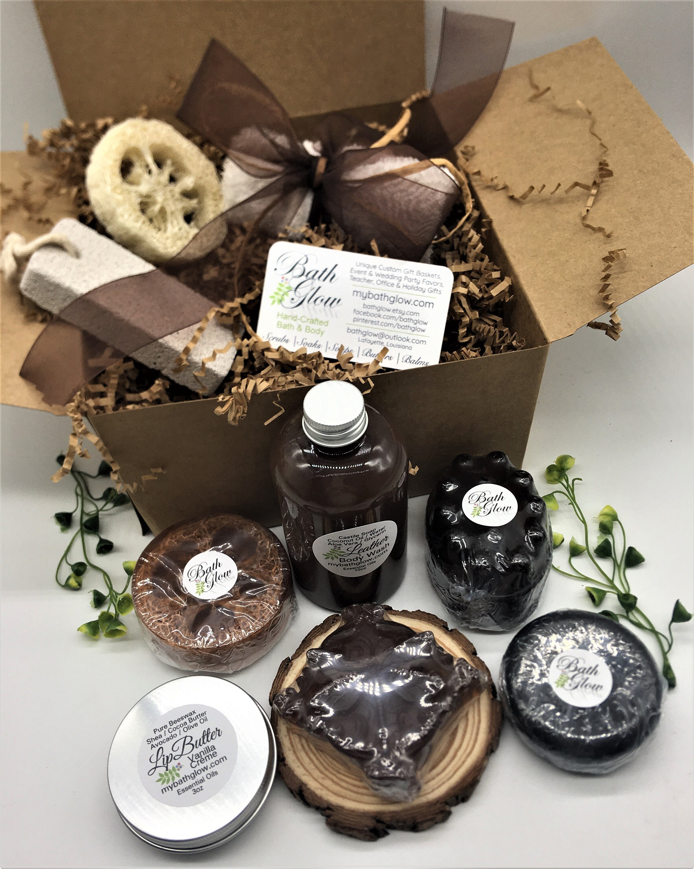 Men's Shower Box Set: Spa Gift Bath Gift Unique Gift Gifts for Men ...