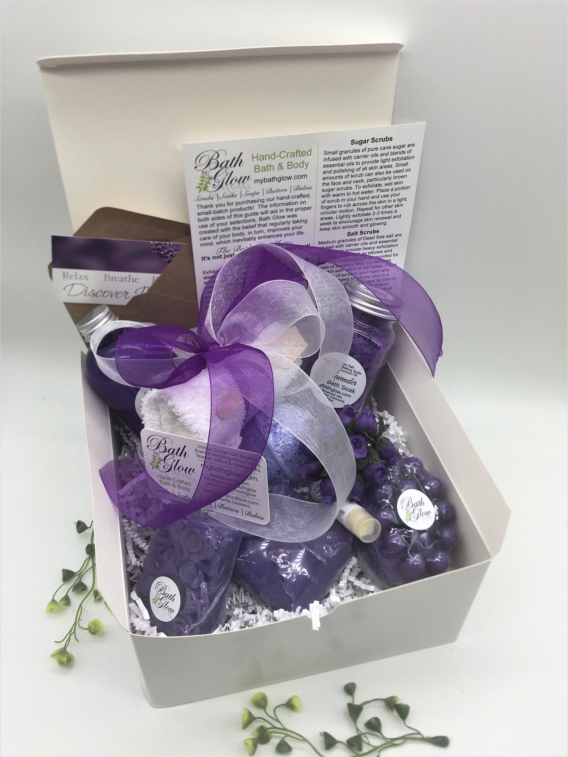 Lavender Relaxation Box Set Spa Gift Bath Gift Unique Gift Gifts for