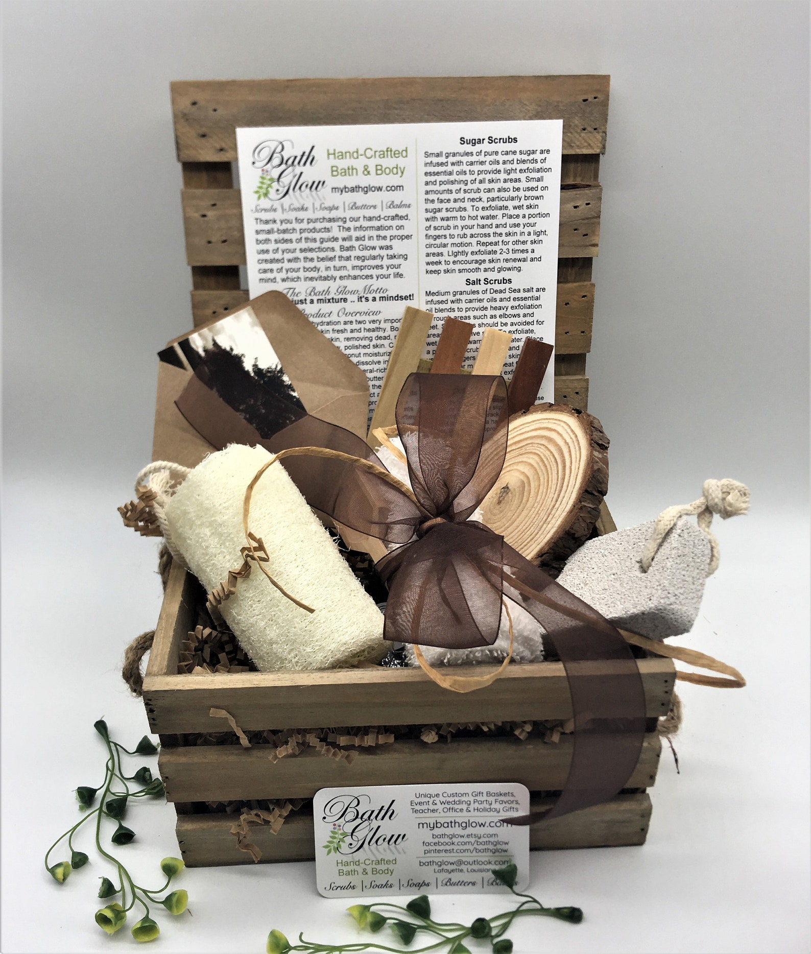 Wood Crate Shower Set Spa Gift Unique Gift Gifts for Him Etsy