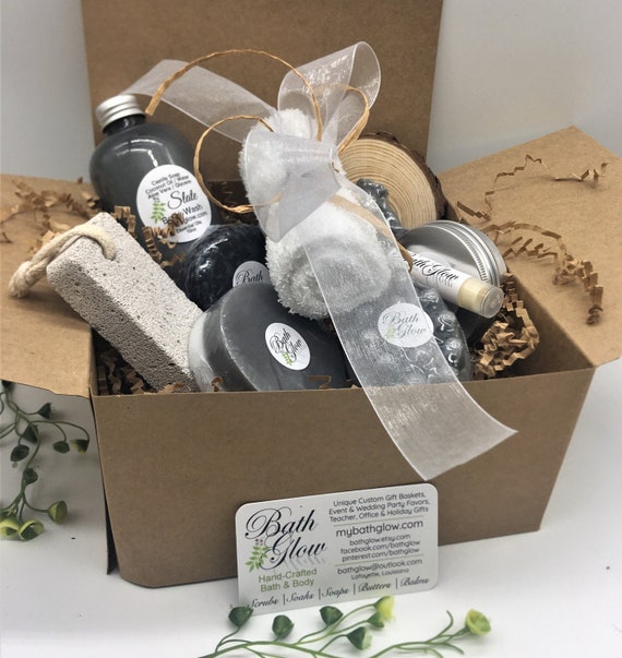 Men's Shower Box Set Spa Gift Bath Gift Unique Gift Etsy