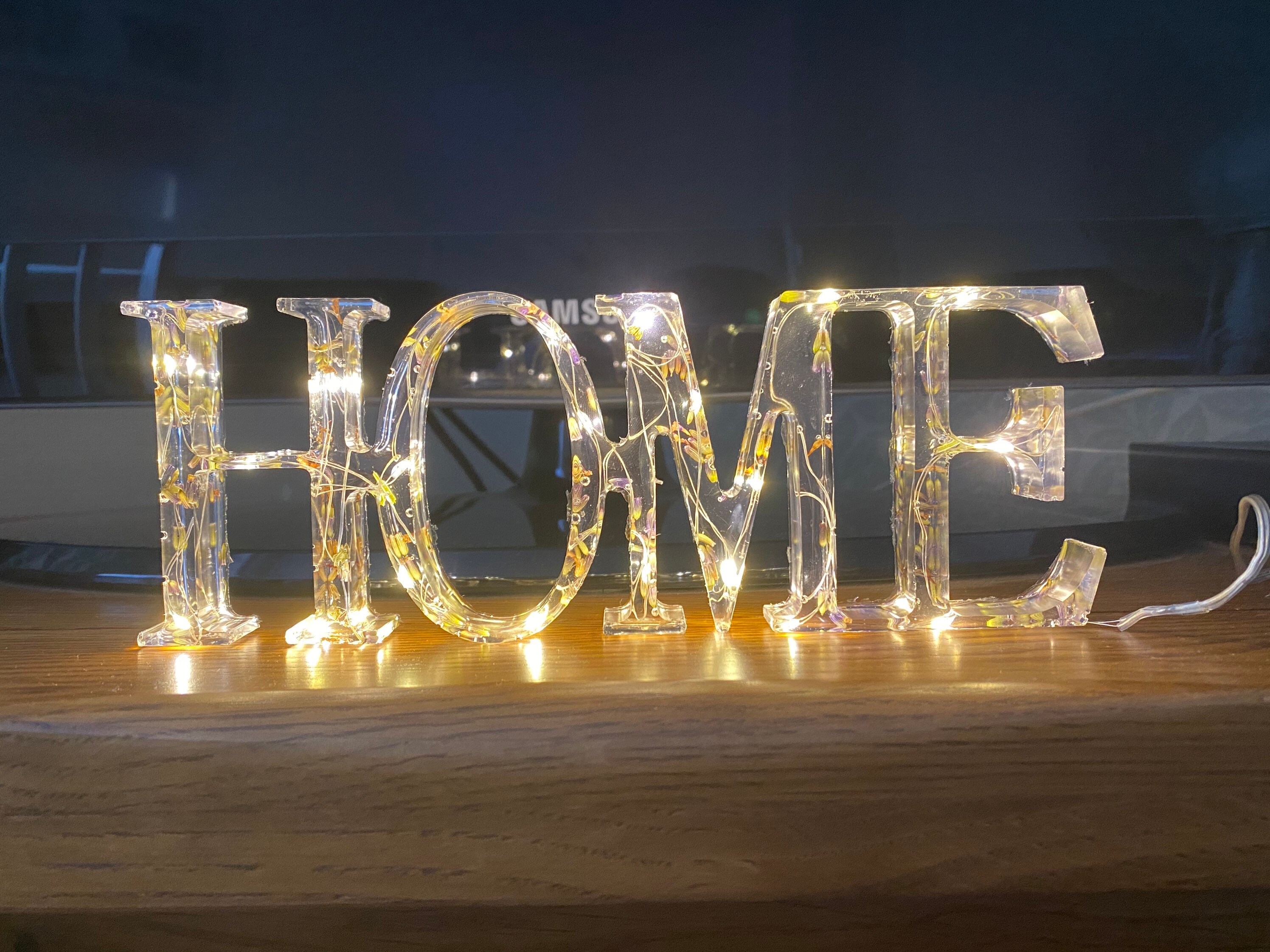 LED light up home sign Home Decor New Home Gift LED Etsy