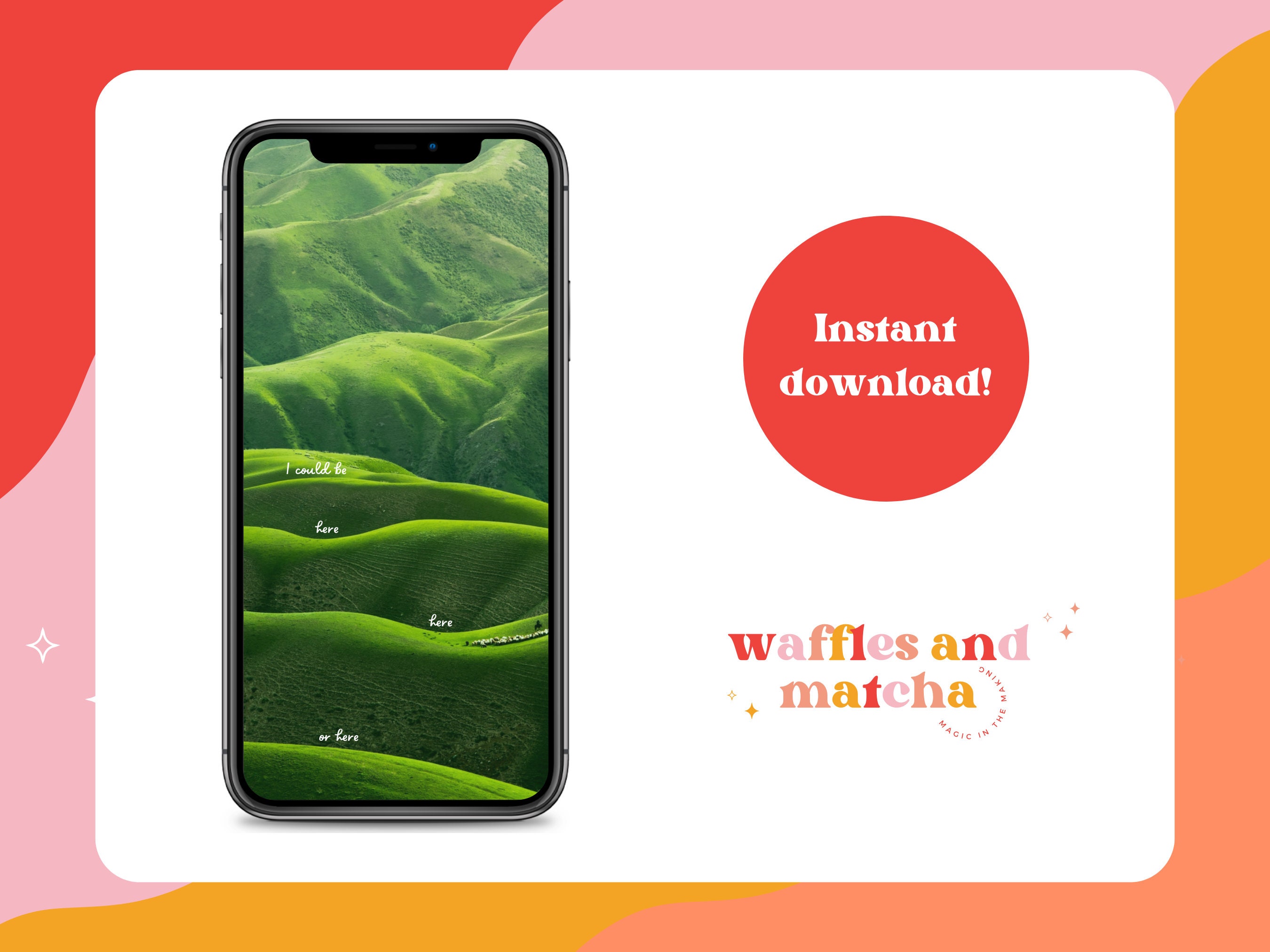 Funny And Cute Landscape Screensaver Good Mood Wallpaper For Etsy