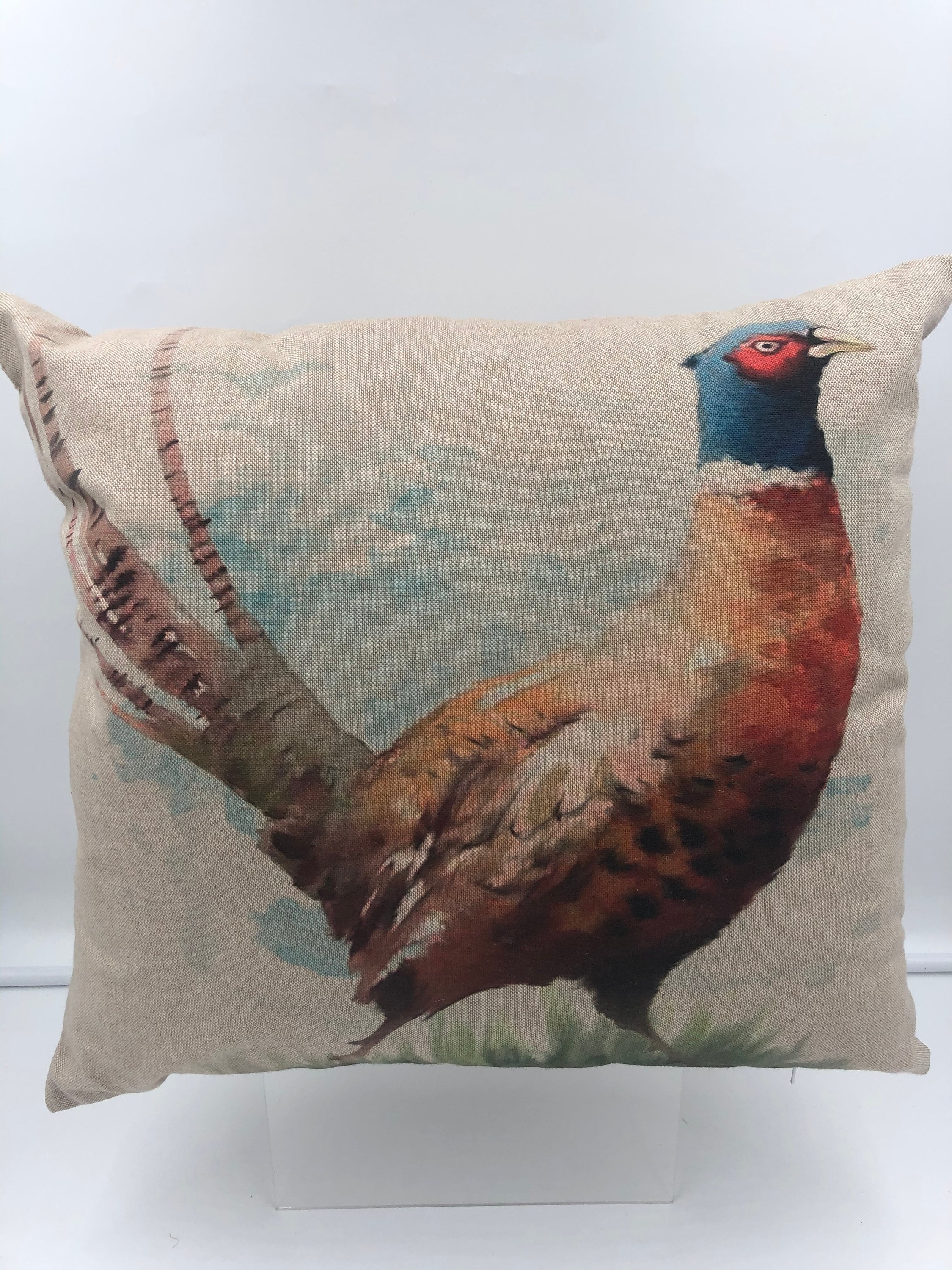 Handmade Pheasant Cushion Etsy