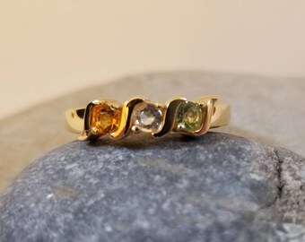 Daughter s Pride Ring treasure Birthstone Ring Family Ring
