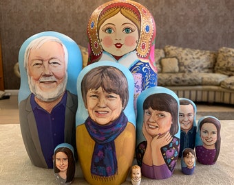 personalised russian dolls