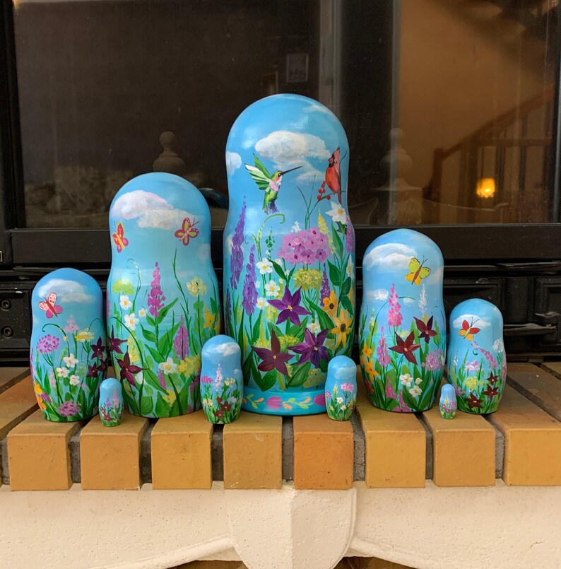 Custom Nesting Dolls Portraits by Photo Etsy