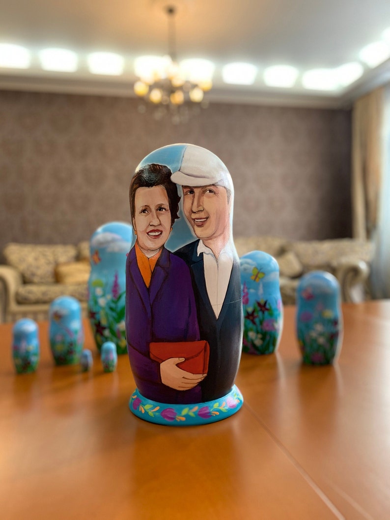 Custom Nesting Dolls Portraits by Photo Etsy
