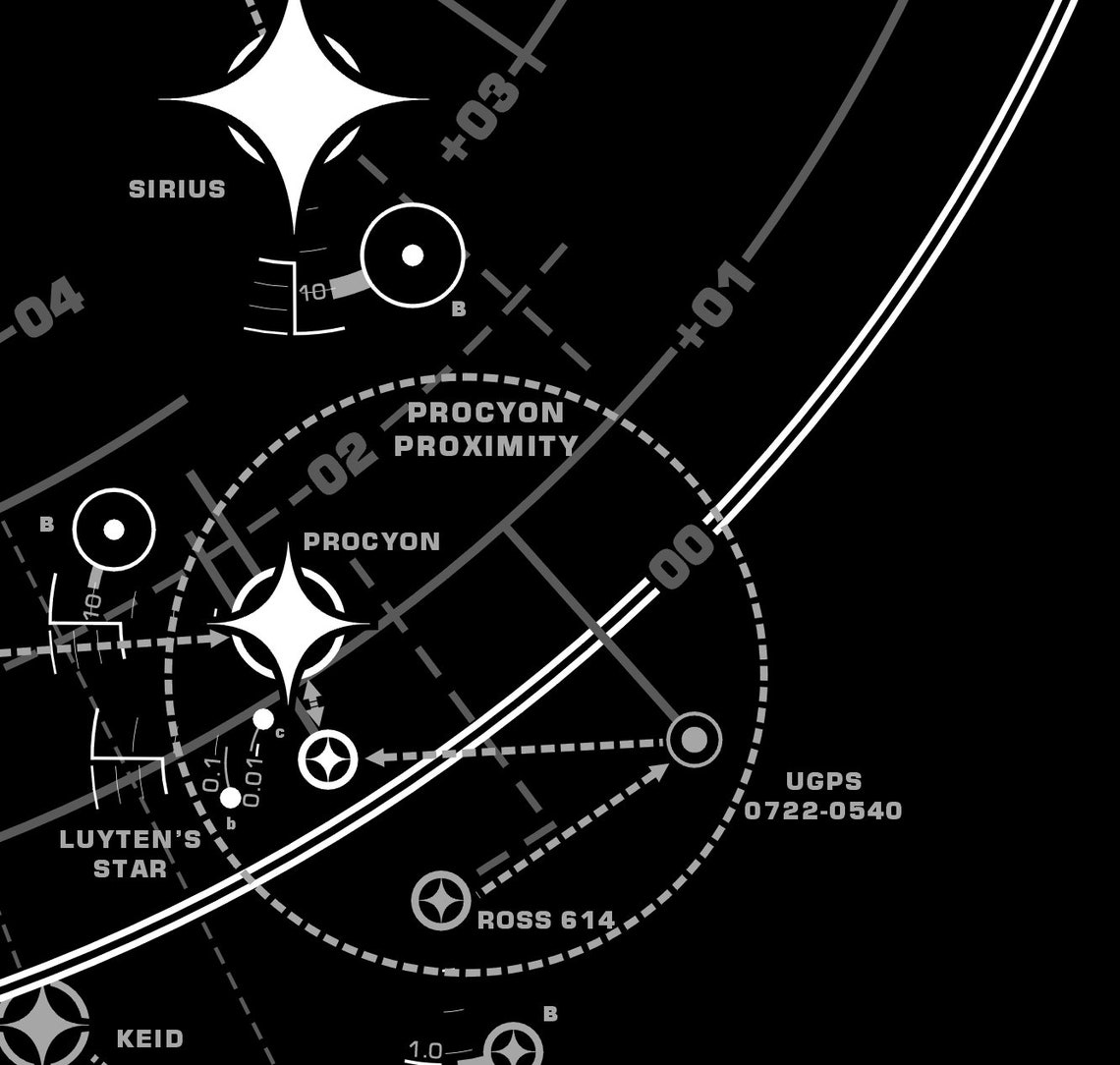 3D star map Nearby stars map star chart star map star image 1