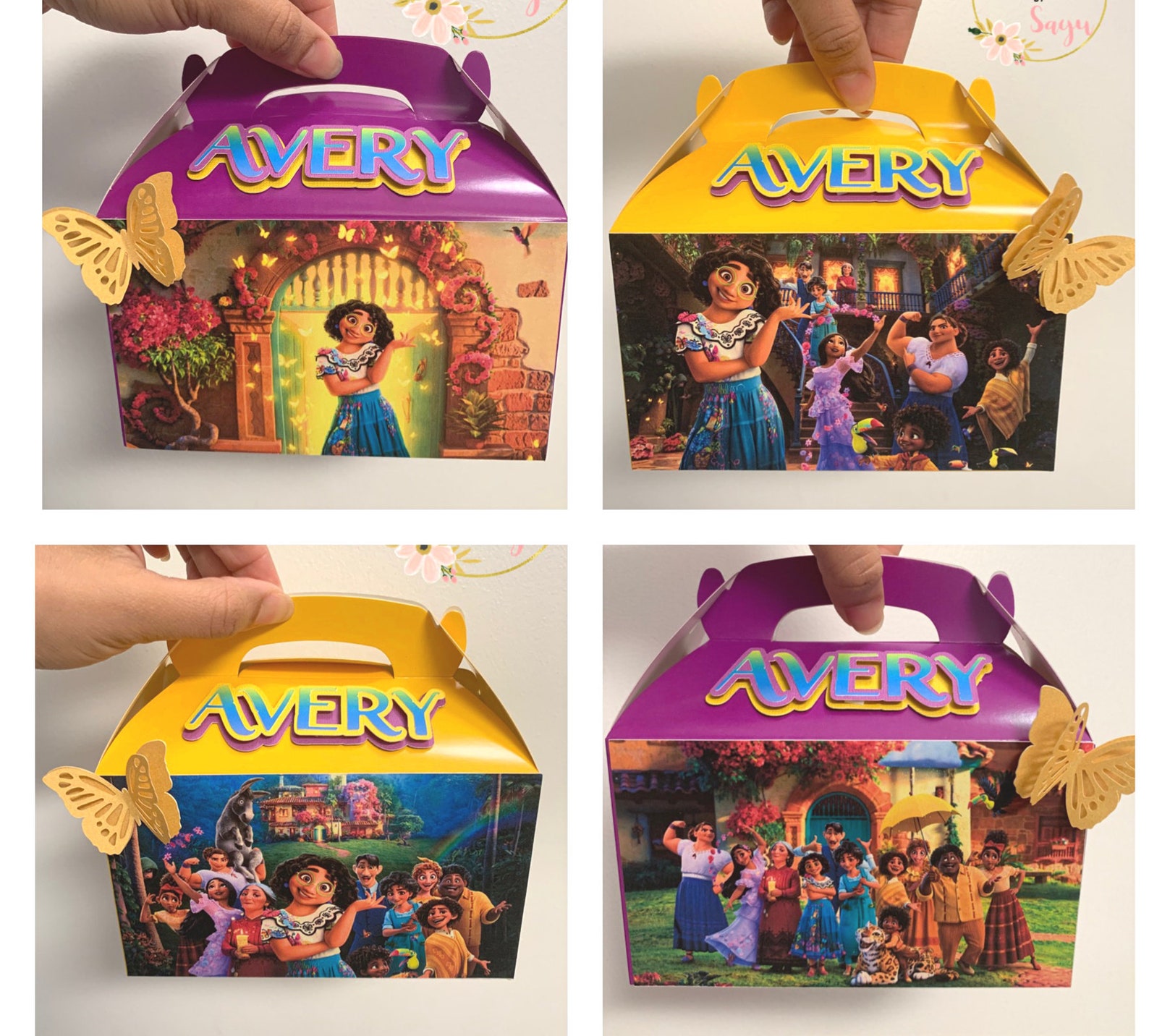 Encanto Favor Box Personalized Encanto Birthday Favor Box Etsy UK