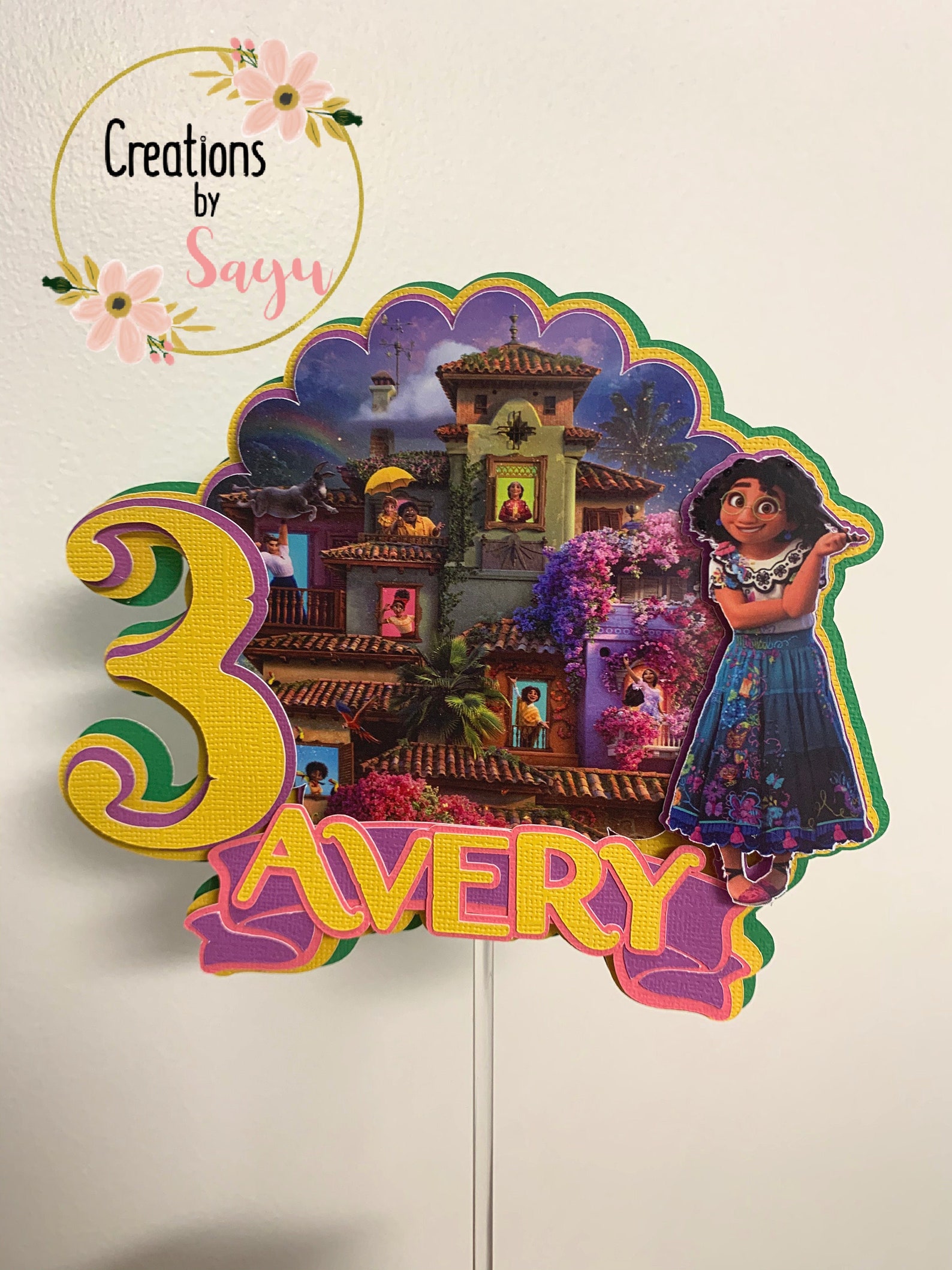 Encanto Cake Topper 3D Encanto Birthday Cake Topper Encanto Etsy