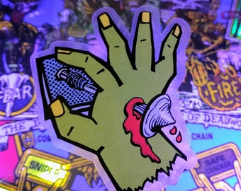 Sticker pour flipper en vinyle sérigraphié Twilight Zone