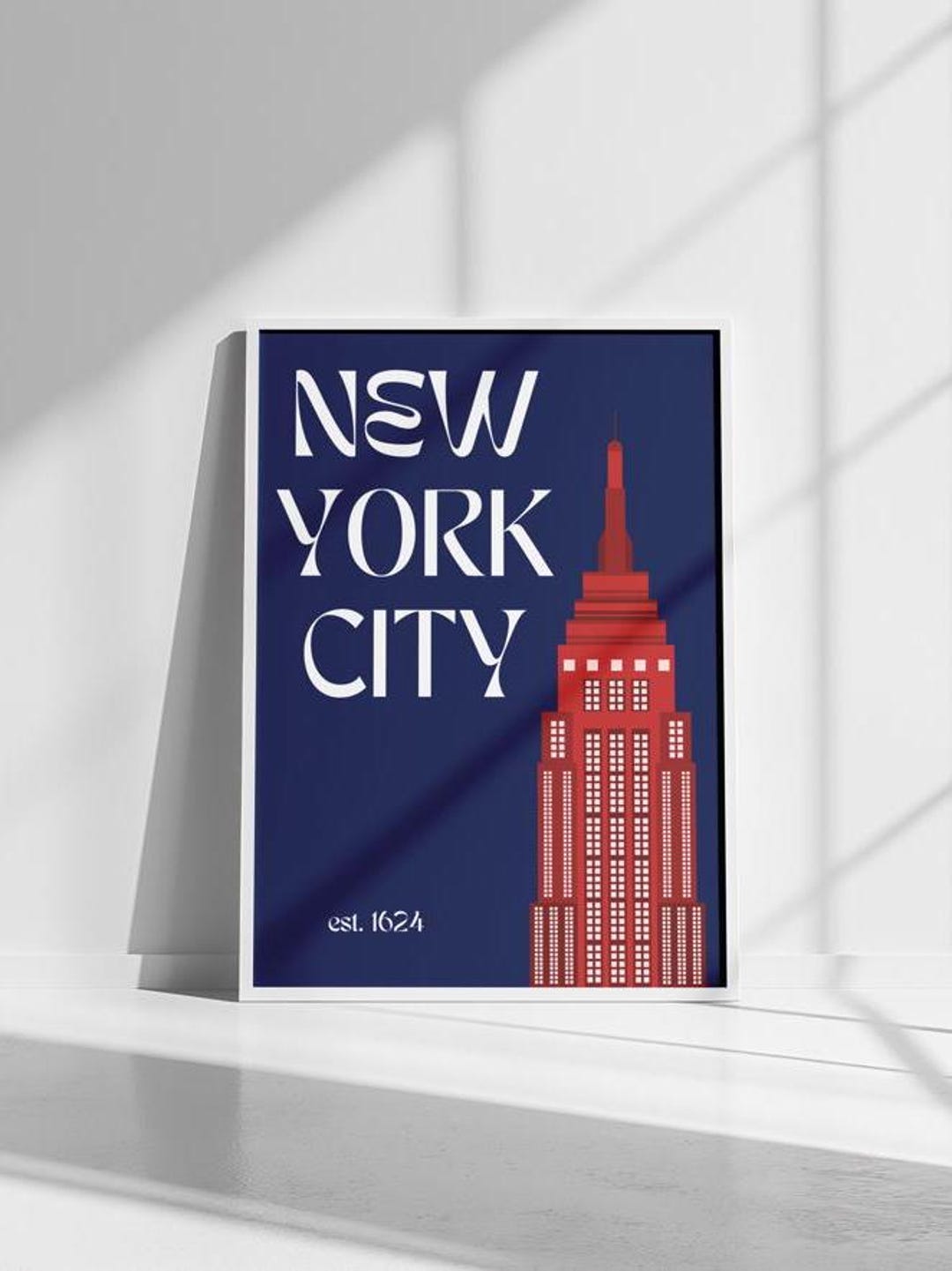 Empire State Building Print - Etsy