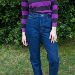 vintage Calvin Klein jeans, 1980s 80s high rise Calvin klein mom jeans, 80s mom jeans, Small