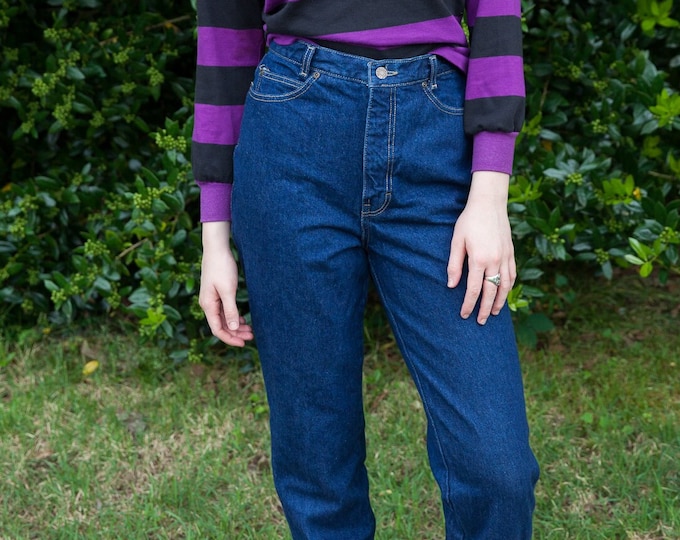 1980s 80s high rise Calvin klein mom jeans, Small