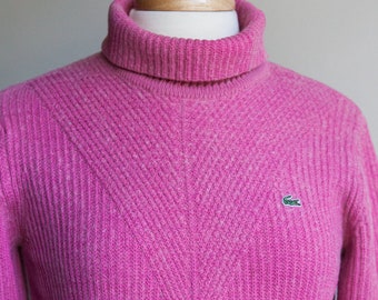 pink lacoste sweatshirt