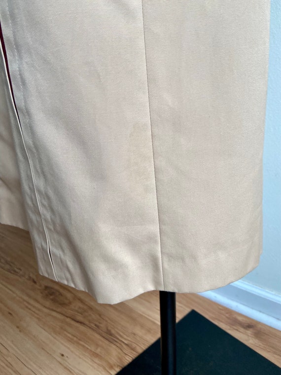 vintage Aigner trench coat, 1980s 80s classic Aig… - image 7
