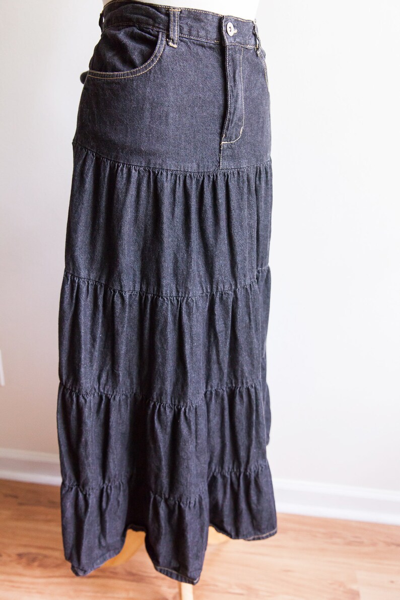 80s tiered skirt