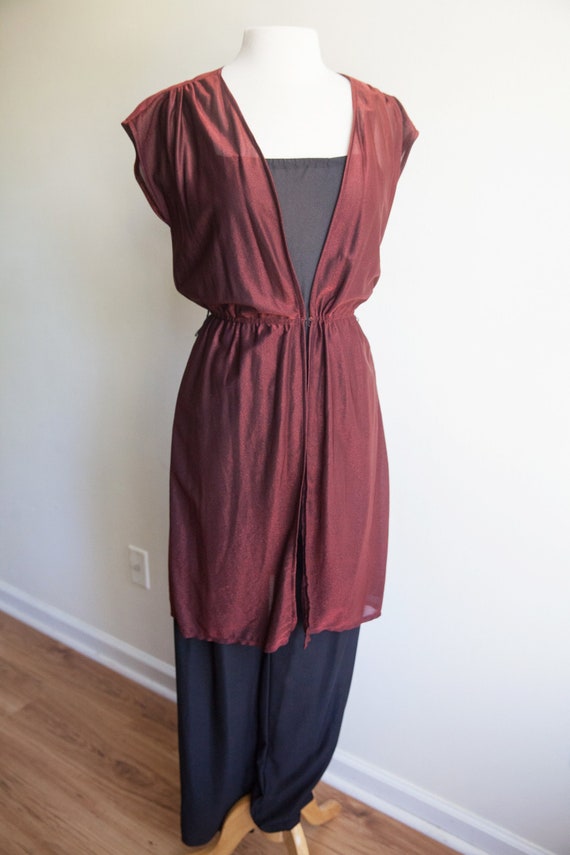 80's Striped Jumpsuit