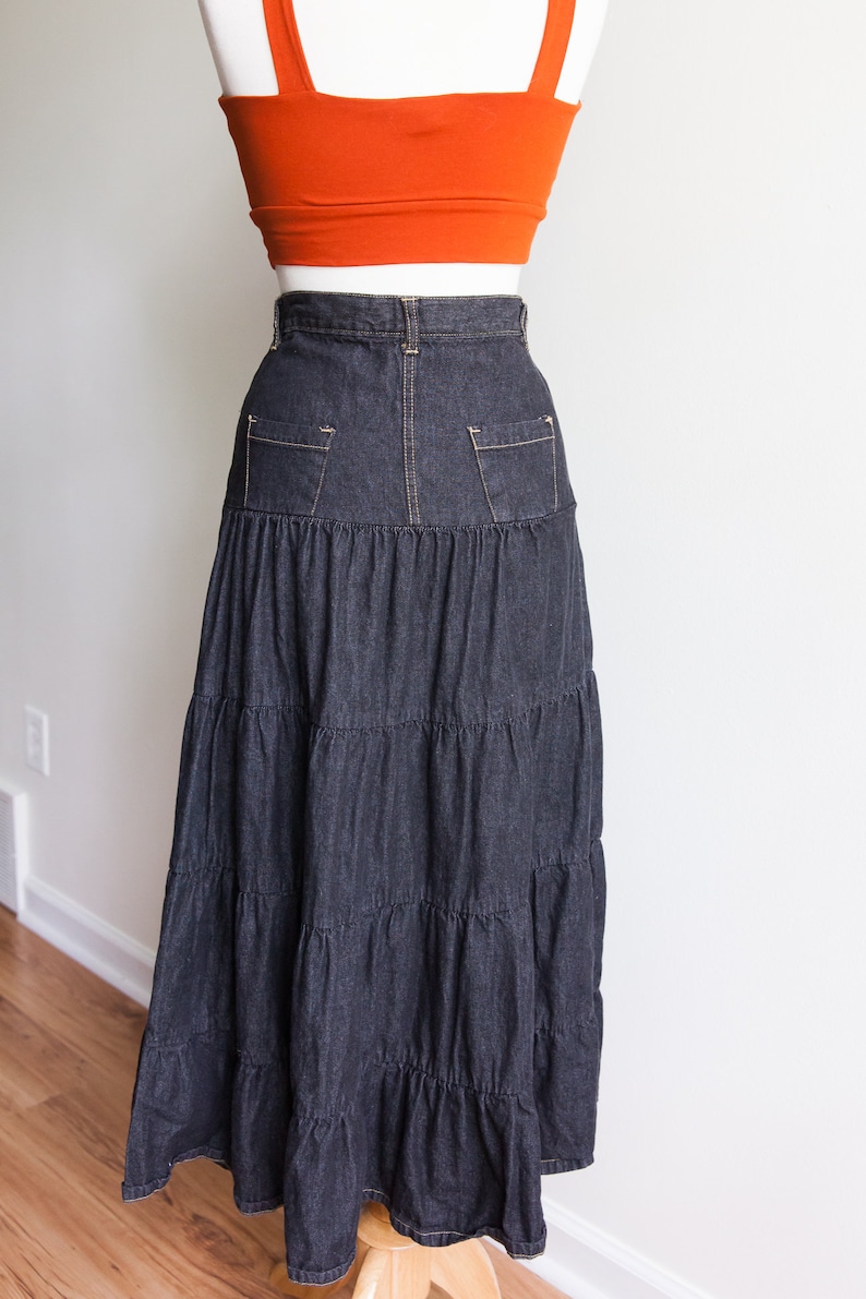 80s tiered skirt
