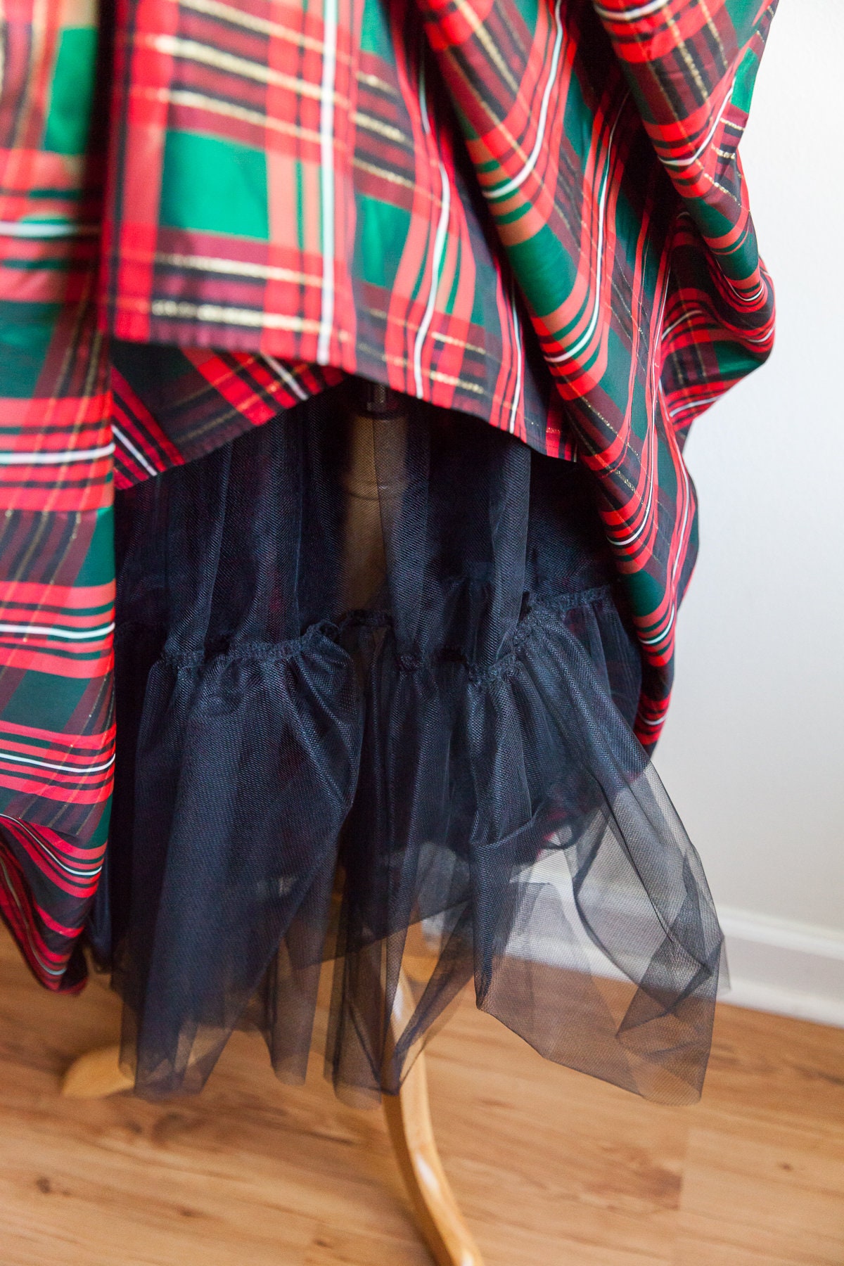 Hunter V-Neck Split Front Velvet Party Dress C1978