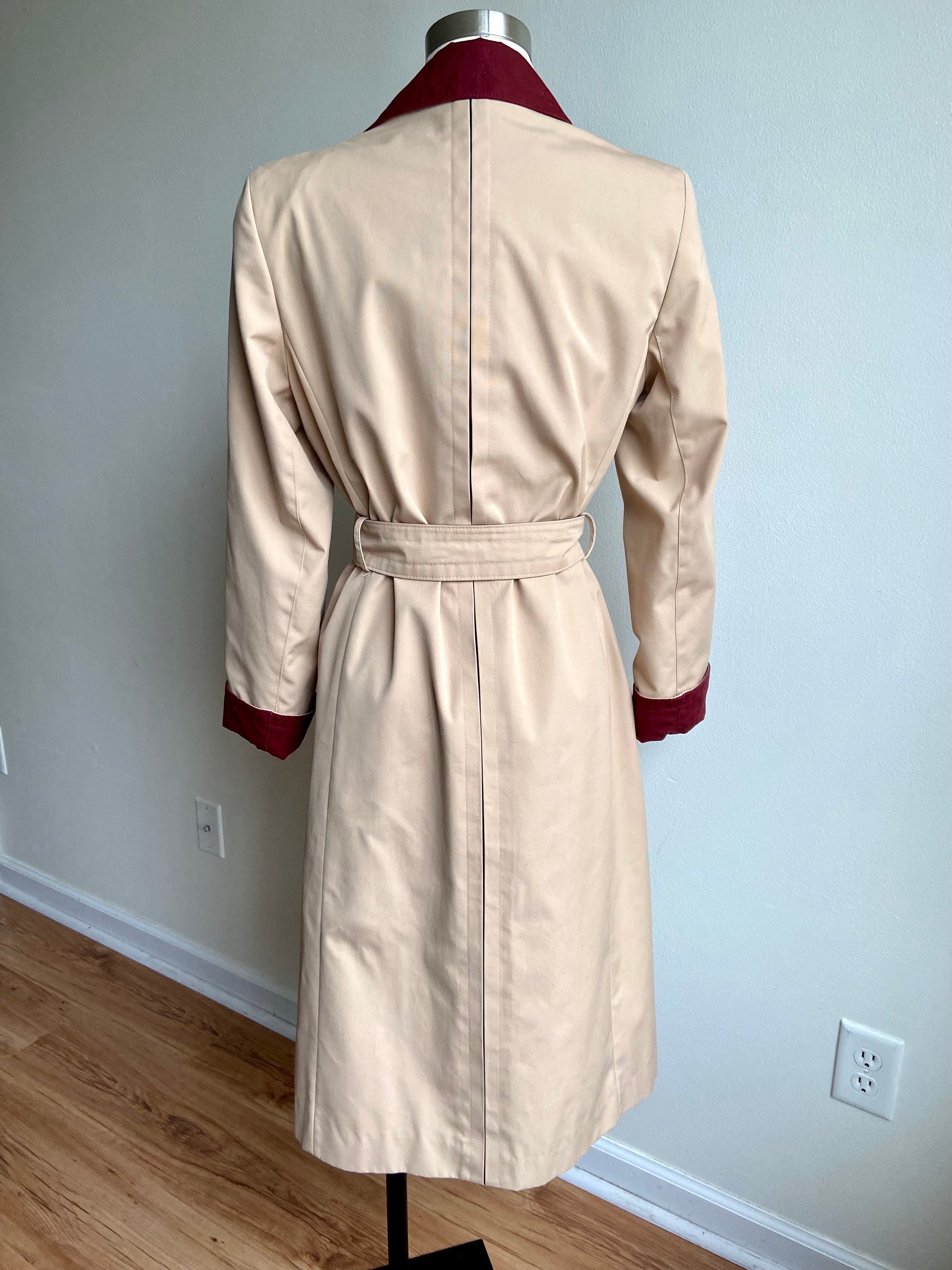 80s classic Aigner trench coat, vintage trench coat, Medium 80s classic Aigner trench coat, vintage trench coat, Medium