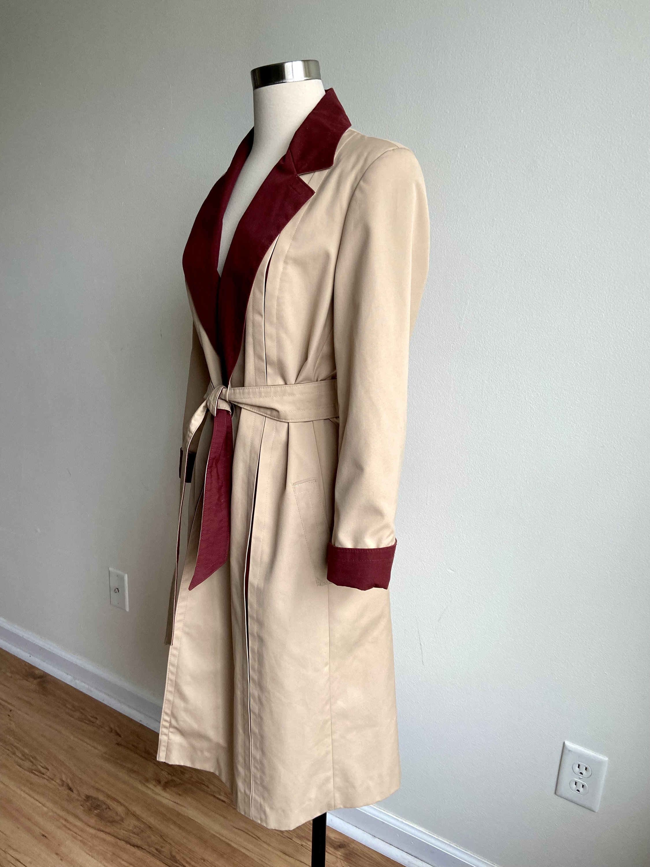 80s classic Aigner trench coat, vintage trench coat, Medium 80s classic Aigner trench coat, vintage trench coat, Medium