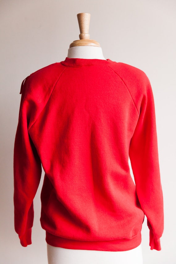 80s giddy up red sweatshirt, vintage sweatshirt, … - image 2