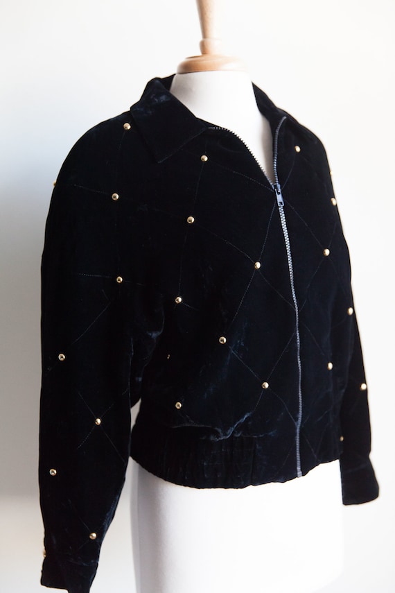 90s vintage quilted velvet bomber jacket, 90s fash