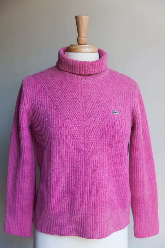 80s vintage Lacoste sweater, 80s izod sweater, vin