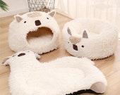 Pet Bed Warm Plush Cat Dog Bed,Cat cave ,cat house ,pet furniture