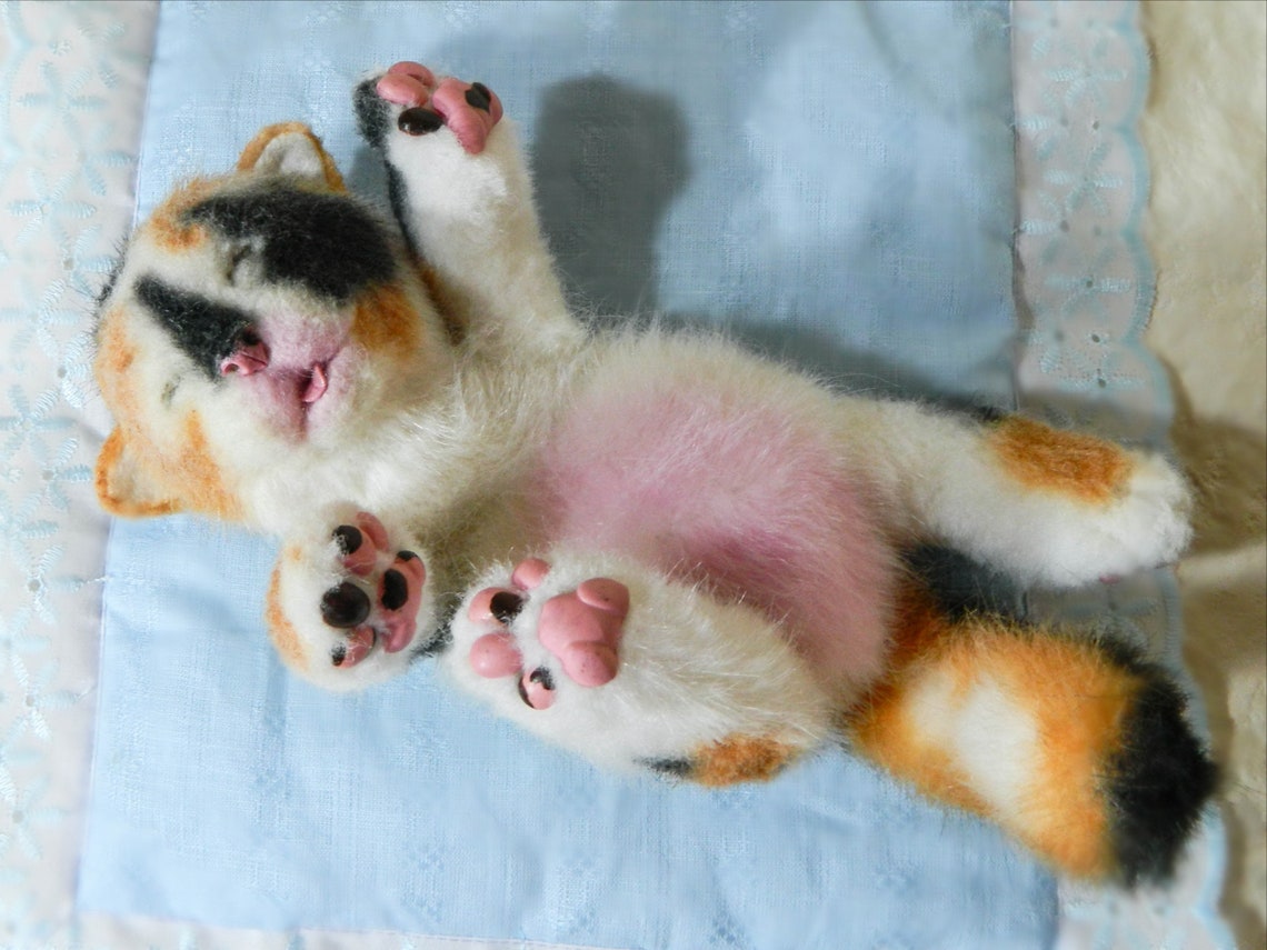 Custom plush pet portrait. Realistic cat stuffed animals. | Etsy